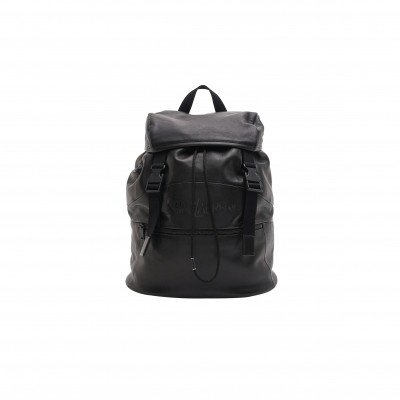 YSL EMBOSSED LEATHER DRAWSTRING BACKPACK 401232070838 (45*44*24cm)